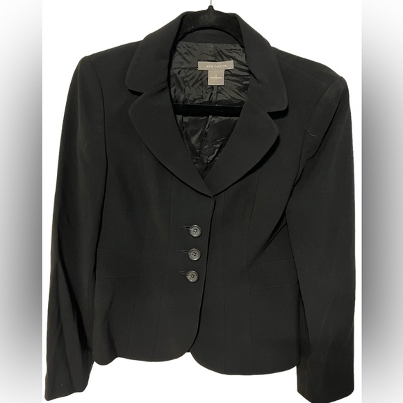 Ann Taylor Dark Academia Button Blazer Black Size 2. - Picture 10 of 10